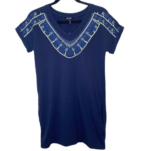 Nic + Zoe Pier Embroidered-Neck Dress - Picture 5 of 15